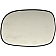 Help! By Dorman Exterior Mirror Glass Rectangular Power Single - 56453