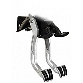 Lokar Performance Brake Pedal - Silver Aluminum - BCA9510