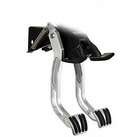 Lokar Performance Brake Pedal - Silver Aluminum - BCA9510
