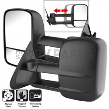 Xtune Exterior Towing Mirror Manual OEM Set Of 2 - 9935817