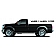 N-Fab Nerf Bar - Truck Wheel to Wheel Black Matte Textured Powder Coated Steel Round - C1470RCTX