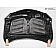 Extreme Dimensions Hood - Gloss Carbon Fiber Black - 104327