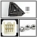 Xtune Exterior Towing Mirror Manual Rectangular Single - 9925115