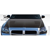 Extreme Dimensions Hood - Primered Fiberglass Black - 104395