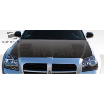 Extreme Dimensions Hood - Primered Fiberglass Black - 104395