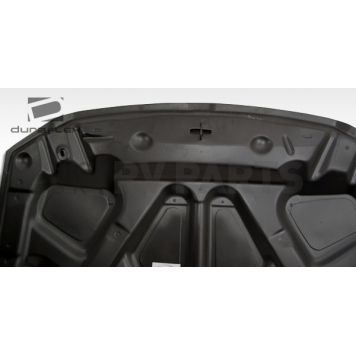 Extreme Dimensions Hood - Primered Fiberglass Black - 104395-1