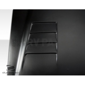 Extreme Dimensions Hood - Primered Fiberglass Black - 104395-3