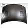 Extreme Dimensions Hood - Primered Fiberglass Black - 104395