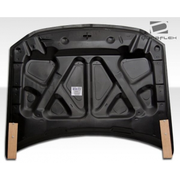 Extreme Dimensions Hood - Primered Fiberglass Black - 104395-5