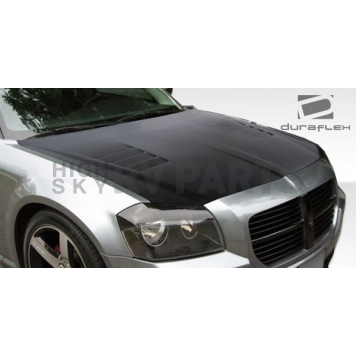 Extreme Dimensions Hood - Primered Fiberglass Black - 104395-6