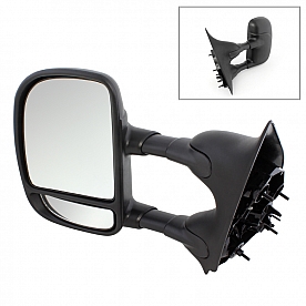 Xtune Exterior Towing Mirror Manual Rectangular Single - 9932410