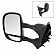 Xtune Exterior Towing Mirror Manual Rectangular Single - 9932410