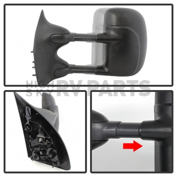 Xtune Exterior Towing Mirror Manual Rectangular Single - 9932410-1