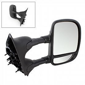 Xtune Exterior Towing Mirror Manual Rectangular Single - 9932427