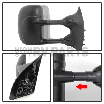 Xtune Exterior Towing Mirror Manual Rectangular Single - 9932427-1