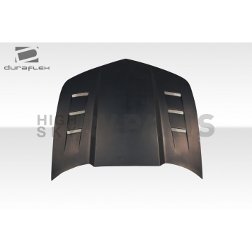 Extreme Dimensions Hood - Primered Fiberglass Black - 108983-1