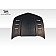 Extreme Dimensions Hood - Primered Fiberglass Black - 108983