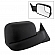 Xtune Exterior Towing Mirror Manual Rectangular Single - 9932809