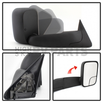 Xtune Exterior Towing Mirror Manual Rectangular Single - 9932809-1