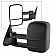 Xtune Exterior Towing Mirror Manual Rectangular Single - 9932816