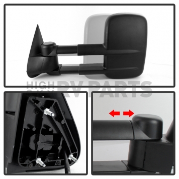 Xtune Exterior Towing Mirror Manual Rectangular Single - 9932816-1