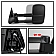 Xtune Exterior Towing Mirror Manual Rectangular Single - 9932816