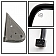 Xtune Exterior Towing Mirror Manual Rectangular Single - 9932816