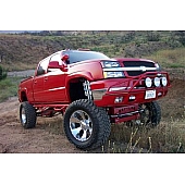 N-Fab Nerf Bar - Truck Wheel to Wheel Black Matte Textured Powder Coated Steel Round - C01100CCTX