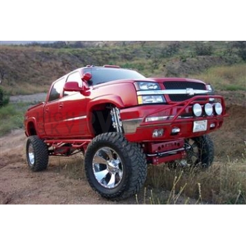 N-Fab Nerf Bar - Truck Wheel to Wheel Black Matte Textured Powder Coated Steel Round - C01100CCTX