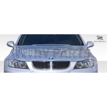 Extreme Dimensions Hood - Primered Fiberglass Black - 107178