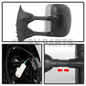 Xtune Exterior Towing Mirror Electric Rectangular Single - 9932830-1