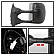 Xtune Exterior Towing Mirror Electric Rectangular Single - 9932830