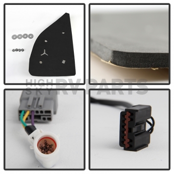 Xtune Exterior Towing Mirror Electric Rectangular Single - 9932830-2