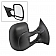 Xtune Exterior Towing Mirror Electric Rectangular Single - 9932847