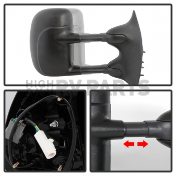 Xtune Exterior Towing Mirror Electric Rectangular Single - 9932847-1