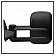 Xtune Exterior Towing Mirror Manual Rectangular Single - 9932854