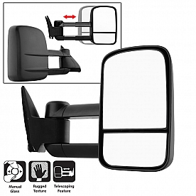 Xtune Exterior Towing Mirror Manual Rectangular Single - 9932861