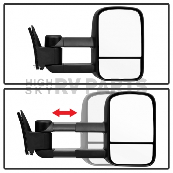 Xtune Exterior Towing Mirror Manual Rectangular Single - 9932861-4
