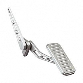 Lokar Performance Accelerator Pedal - Silver Aluminum - BFG6010