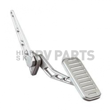 Lokar Performance Accelerator Pedal - Silver Aluminum - BFG6010