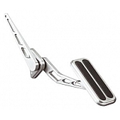 Lokar Performance Accelerator Pedal - Silver Aluminum - BFG6012
