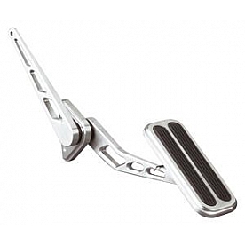 Lokar Performance Accelerator Pedal - Silver Aluminum - BFG6012
