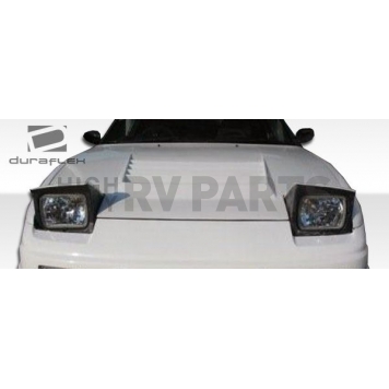Extreme Dimensions Hood - Primered Fiberglass Black - 104222-1