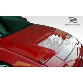 Extreme Dimensions Hood - Primered Fiberglass Black - 104222-2