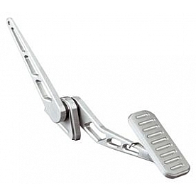 Lokar Performance Accelerator Pedal - Silver Aluminum - BAG6001