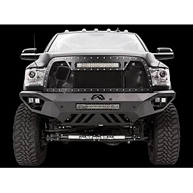 Fab Fours Bumper Vengeance 1-Piece Design Steel Black - DR16V40511