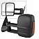 Xtune Exterior Towing Mirror Manual Rectangular Single - 9933028