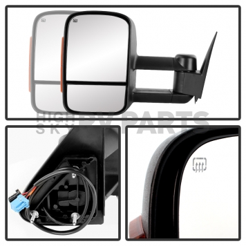 Xtune Exterior Towing Mirror Manual Rectangular Single - 9933028-1
