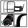 Xtune Exterior Towing Mirror Manual Rectangular Single - 9933028