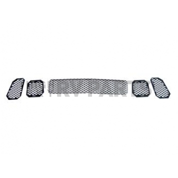Street Scene Bumper Grille Insert Mesh Powder Coated Black Aluminum - 95074996